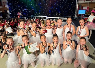 Prva mjesta za mlade balerine Baletnog studija Jastrebarsko na Zagreb dance cup-u